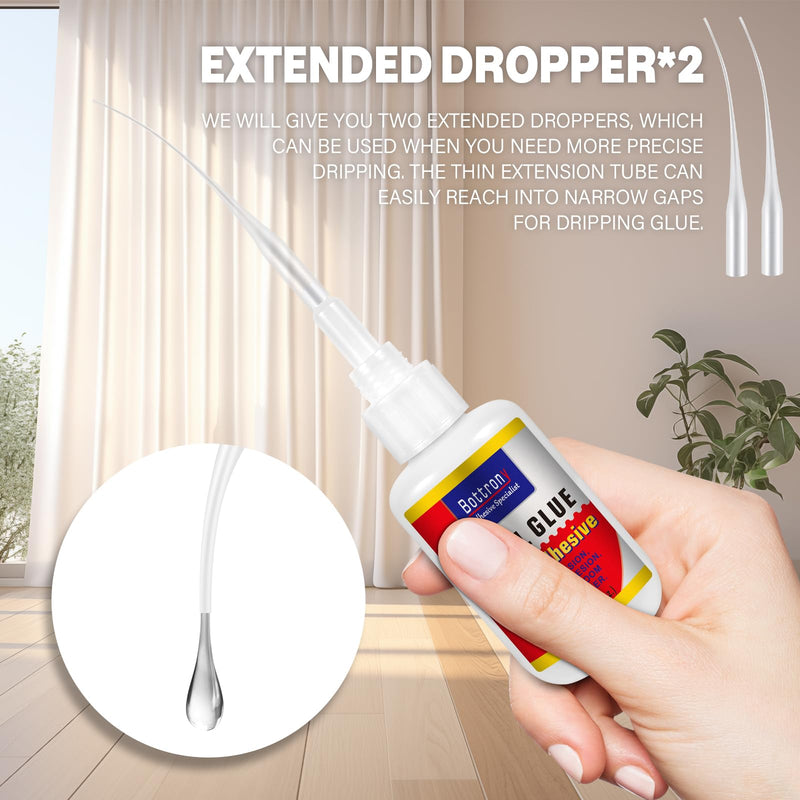 Metal Glue, Metal Repair Glue for Small Piece Metal, Waterproof Instant Drying Glue, Strongest Metal Glue Ideal for Metal to Metal, DIY, Metal Crafts, Ceramic, Jewelry (1 Bottle of 25g)