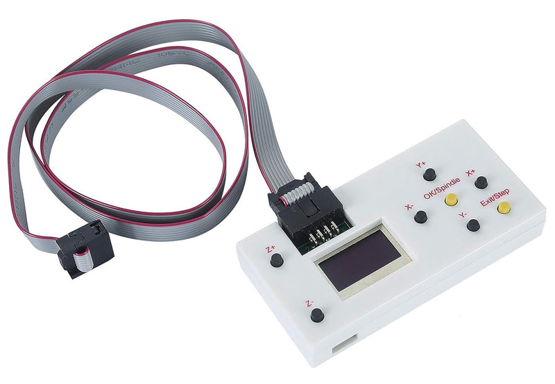 3 Axis CNC GRBL Offline Controller, DIY CNC Router Offline Control Button/Module LCD Screen for 1610 3018-PRO CNC Router Carving Milling Engraving Machine Offline CNC Controller