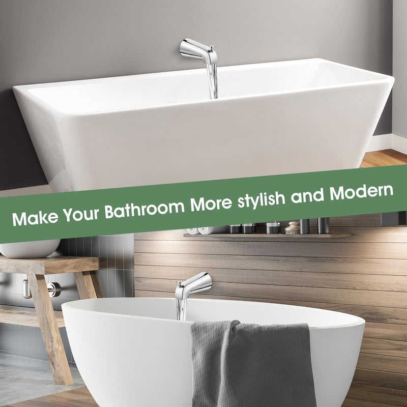 Bathtub Faucet Replacement with Diverter,Easy to Install American Standard Tub Spout for 1/2" Copper Water Tube with Install Tool (Chrome)