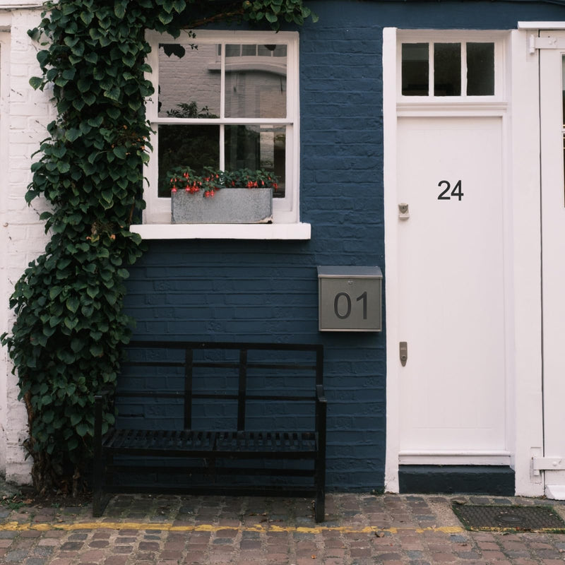 Self-adhesive 5 Inch House Numbers Acrylic House Number Modern House Numbers Black Mailbox Numbers for Outside Address Home Number for Apartments Office Hotel Room (Number 1) 5in Number 1