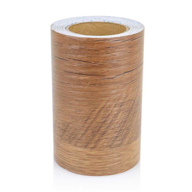 BOMEI PACK Wood Grain Repair Tape in Begonia Wood 4inch X 33ft,Self Adhesive Repair Patch for Furniture, Floors, Cabinets, Windows, Doors, RV, Home Decor and DIY Projects,1 Roll