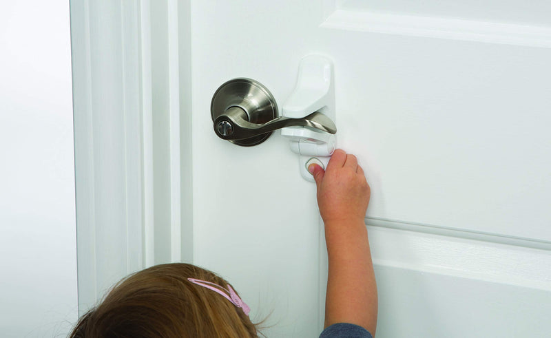 Safety 1st Outsmart Lever Handle Lock, White, 4PK