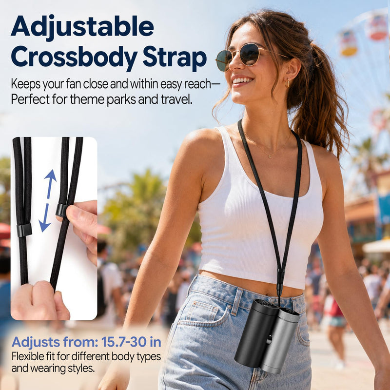 2-Pack Adjustable Crossbody Strap and Wrist Strap for Shark ChillPill Fan
