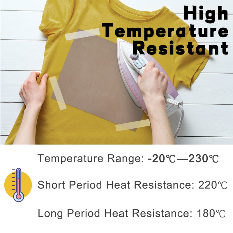 HTVRONT Heat Tape for Sublimation, 4 Rolls 10mm x33m 108ft Heat Resistant Tape for Heat Press, Heat Transfer Tape Thermal Tape for Electronics & Heat Vinyl Press Tape No Residue(Transparent) Transparent