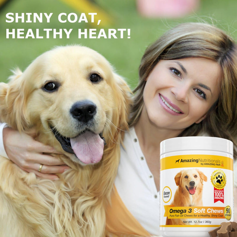 Dog Skin and Coat and Probiotics for Dogs Joint Digestive Bundle - Omega 3 for Dogs Itchy Skin Relief for Dry Skin, Hot Spots and Shedding, Eliminates Joint Pain, Gas and Diarrhea Elimination