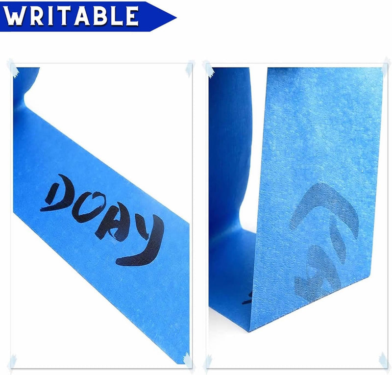 Blue Painters Tape 1/4" 3/8" 1/2" 5/8" 3/4" x 60 Yard - Multi Size Pack - Multi Surface Use - 5 Rolls 0.25" 0.37" 0.50" 0.62" 0.75"