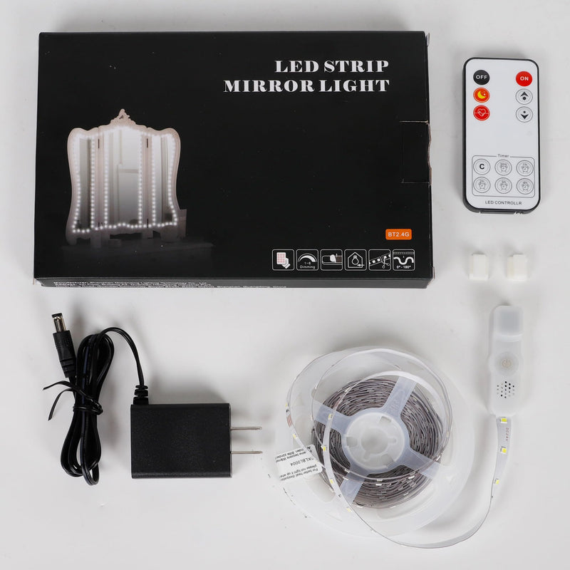 ViLSOM Led Vanity Mirror Lights Kit, 13ft/4M 240 LEDs Make-up Vanity Mirror Light for Vanity Makeup Table Set with Dimmer and Power Supply, Mirror not Included