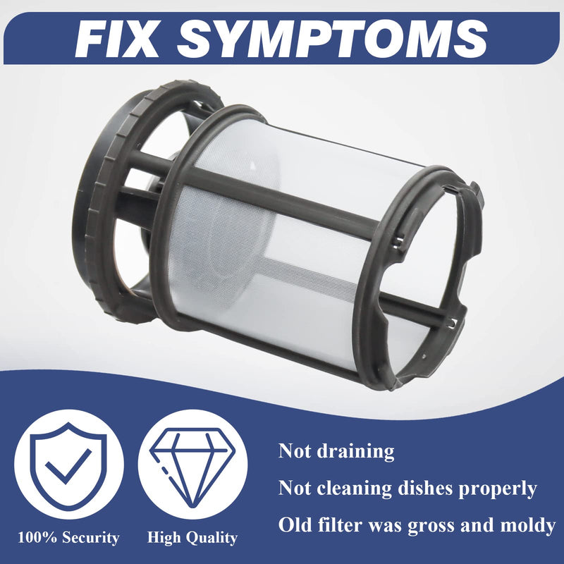Funmit W10872845 Dishwasher Pump Filter Cup Replacement for Whirlpool Kenmore Amana Kitcheniad Dishwasher Replaces 8579307 AP6030094 W10056425 W10056426 (2024 Update) 1