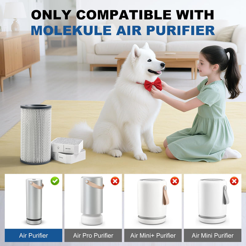 Filter Replacement Set Compatible with Molekule Air Purifier