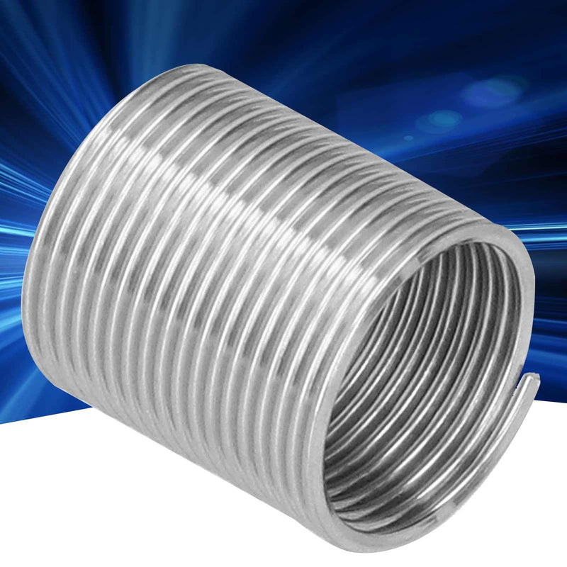 20Pcs Thread Repair Kits M14 x 1.25 Thread Repair Spiral Circle Insert Reducer Nut Threaded Expand Socket Set(1.5D) 1.5D