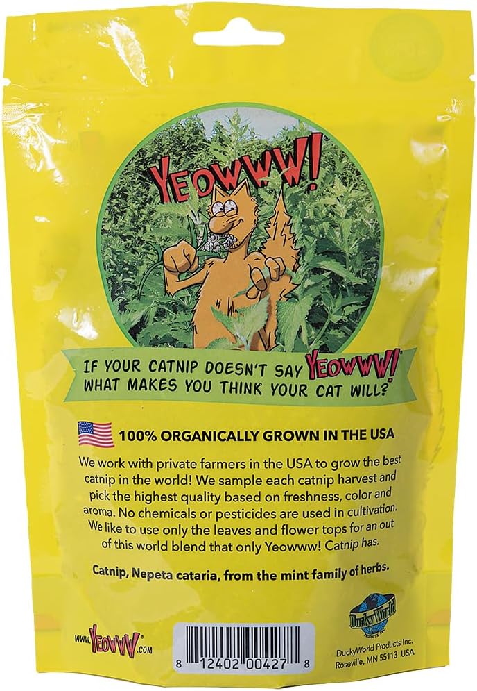 Yeowww! Cat Catnip Made in USA 2 oz. (New Packaging 2026)