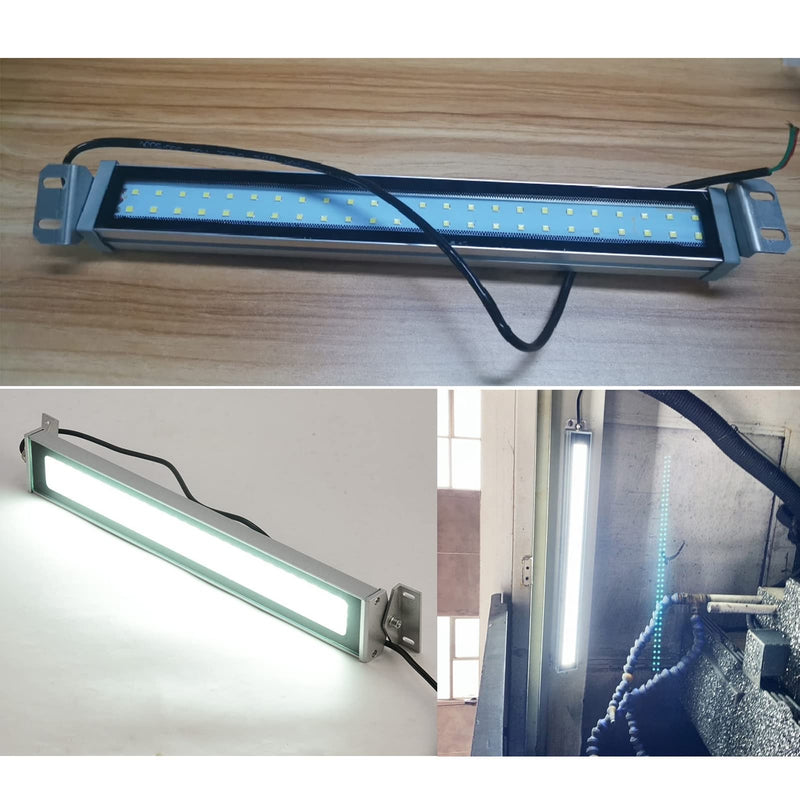 24V 12W LED Tube Light, CNC Machine Work LED Shop Lights with IP67 Explosion Proof, Aluminum Alloy Industrial Light