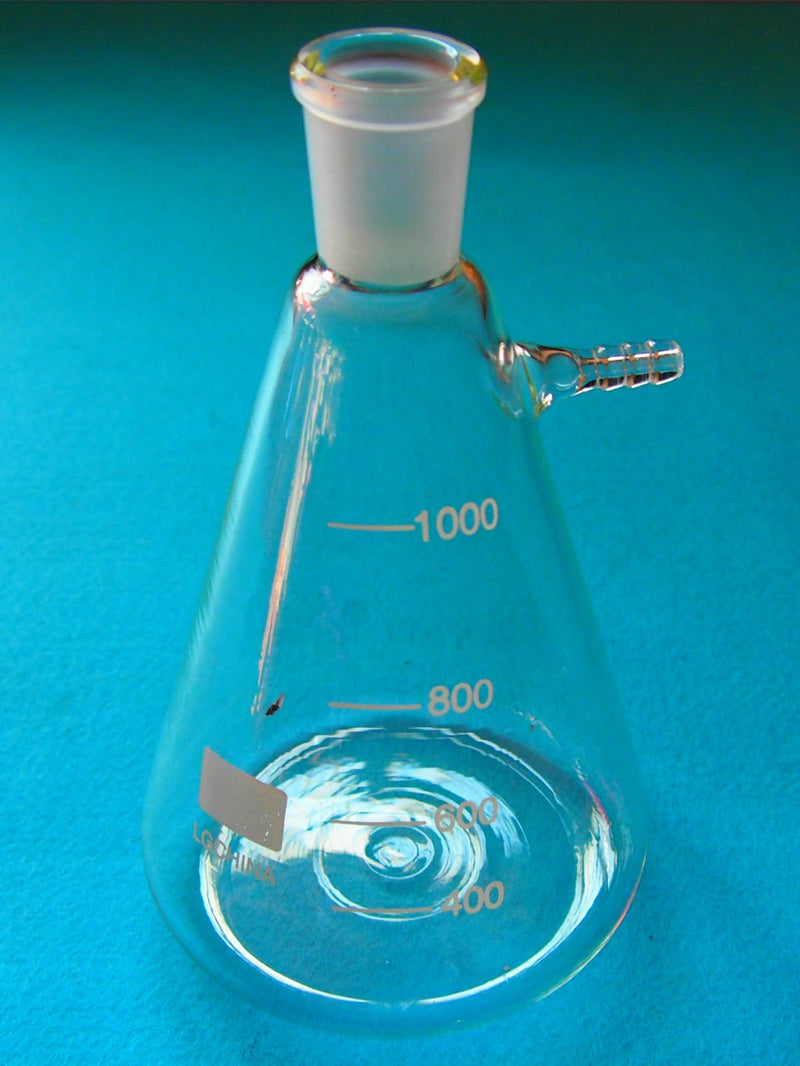 1000ml,24/40,Glass Filter Suction Flask,1L Lab Filtration Bottle