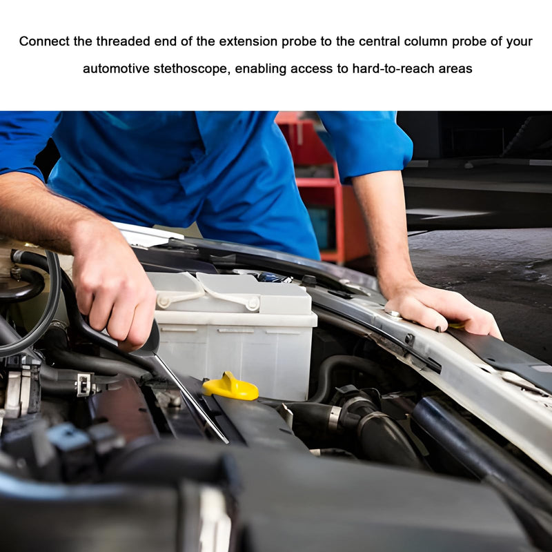 Car Mechanic Stethoscope, Auto Cylinder Noise Diagnostic Tool with Extended Probe, Professional Engine Sensitive Hearing Tool for Truck SUV Motorcycle, Car Accessories
