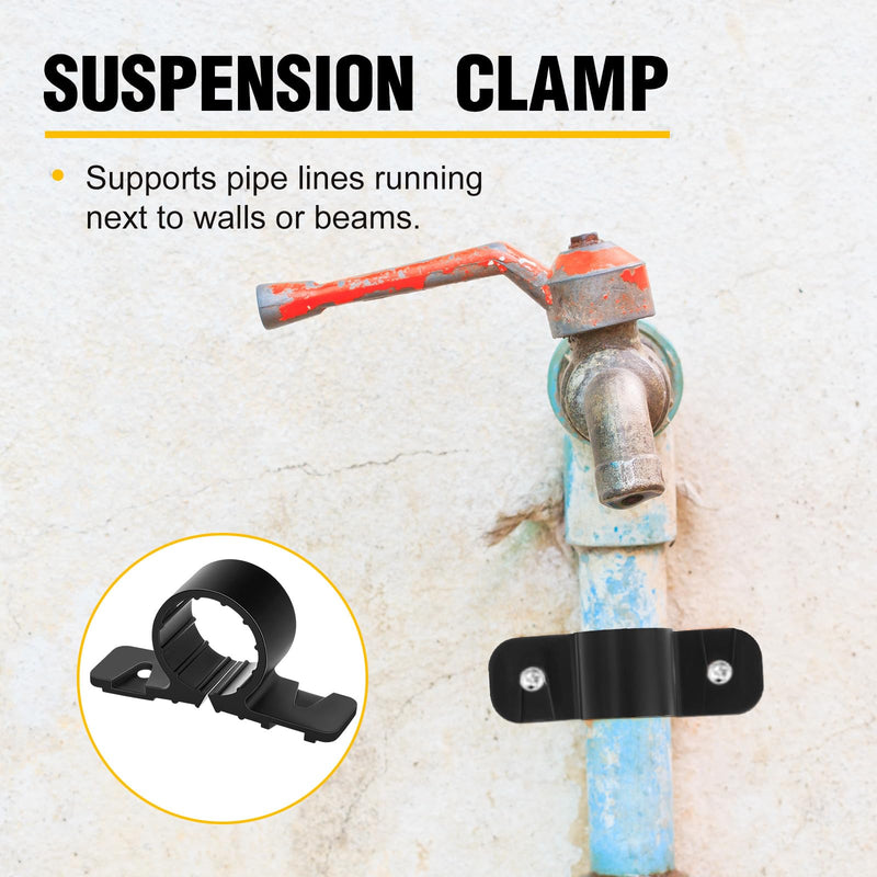 50 Pack 3/4 Inch Pipe Supports Suspension Clamp Pipe Clamps Pex Clamps for Pex, Copper, CPVC 50