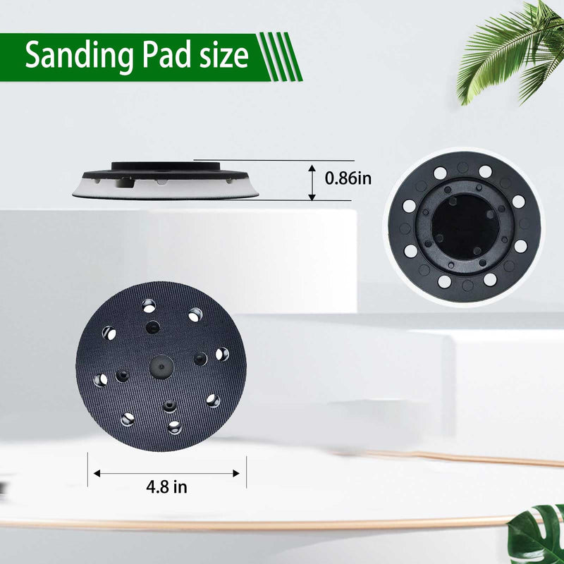 Upgrade 492280 ETS 125 Eq Replacement Sanding Pad Soft 125mm 5inch, Compatible with Festool ETS 125, ES 125, ETSC 125 Sanders Pad Soft Pad