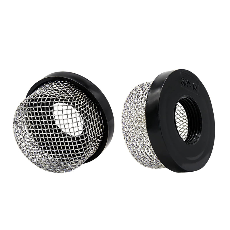 Stainless Steel Mesh Strainer 3/4"- 14 Aerator Screen Strainer Stainless Mesh Replace fpr Livewell Pump, MA-023 Screw on Strainer Industrial Plumbing Inline Strainers