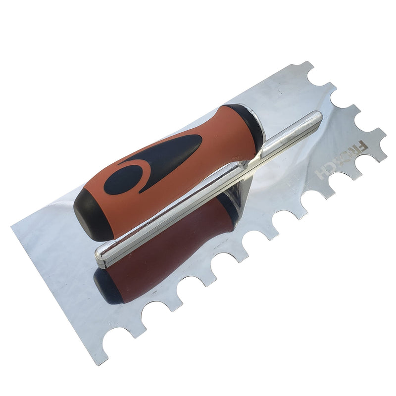Frosch Stainless Steel U-Notch Trowel (3/4" X 9/16") 3/4" X 9/16"