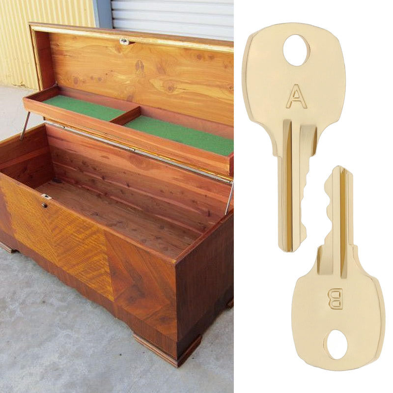 ECSiNG 2pcs Cedar Chest Key Replacement Compatible with Lane Cedar S Series Safety Style Locks S83 S84 S85 S86 S87 S88 S89 S90 S99