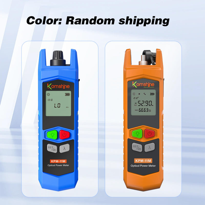 '-50+26dBm Fiber Optic Loss Tester Optical Fiber Power Meter Komshine KPM-11M 2.5mm Universal Connector KPM-11M (-50~+26dBm)