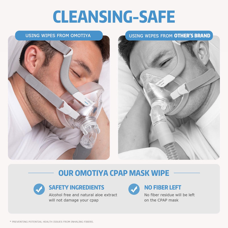 CPAP Mask Wipes, 160 Count Super Jumbo Pack, FSA/HSA Eligible, Extra Large & Moist, Unscented, Lint Free, Alcohol Free, Cleansing-Safe, Cleaning Wipes for Mask, CPAP Machine & Supplies, 1-Pack 160 Count (Pack of 1)