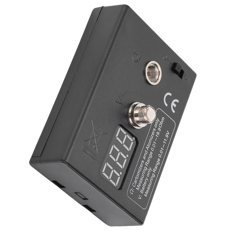 Coil Resistance Tester, Accurate Wiring Burning Function Small Error Wire OHM Meter for DIY