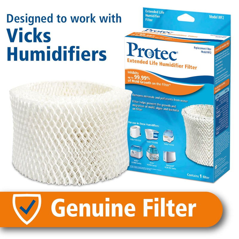 Protec Extended Life Humidifier Replacement Filter, 3 Pack 3 Count (Pack of 1)