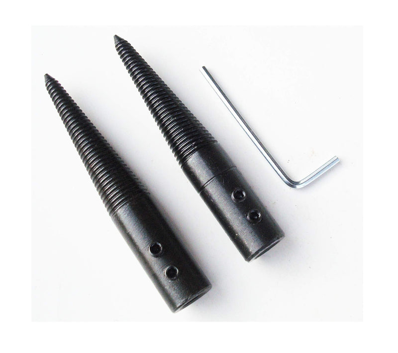 Tapered Spindle Adapter Threaded for Bench Grinder Buffing Polishing Wheel with Left and Right,Pack 2 pcs