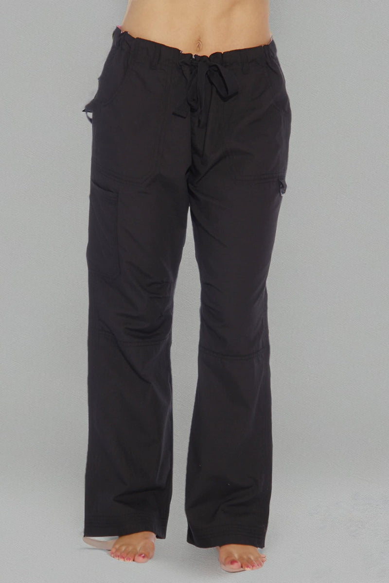 Just Love Womens Utility Solid Scrub Pants X-Large Black Utility