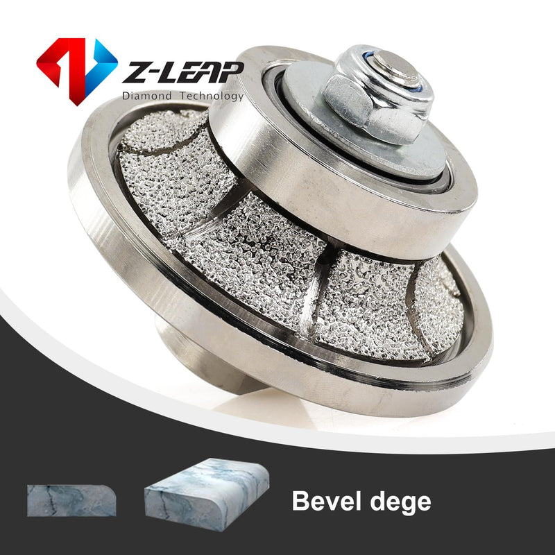 B10 3/8 inch Half Bullnose Roundover Diamond Hand Profiler for Granite Concrete Marble Stone 5/8-11 Thread B10 3/8"