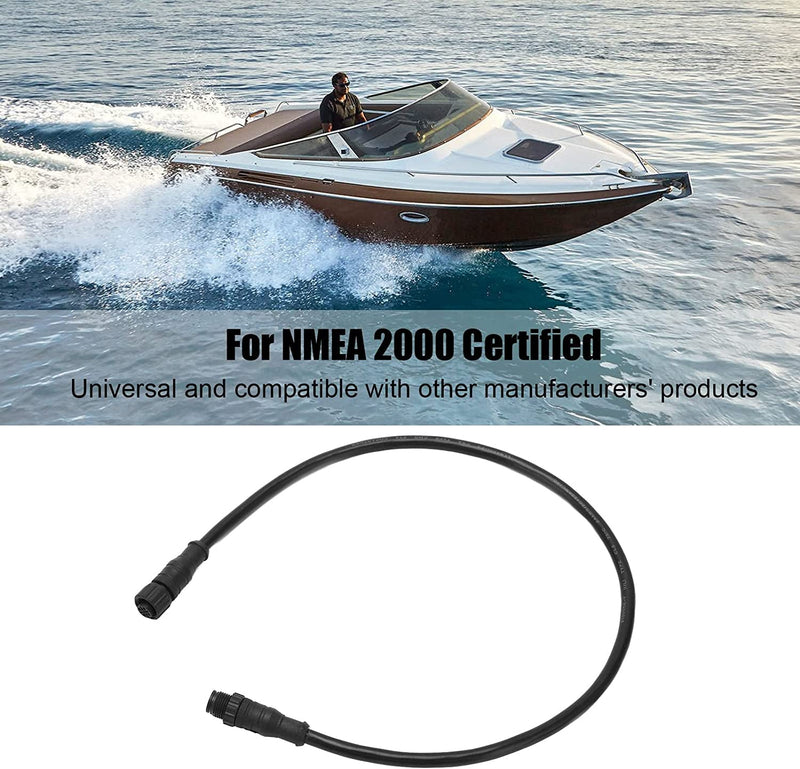 16.4 Foot Length 5Pin,Male/Female NMEA 2000 (N2K) Drop Cable Starter kit 1/2meter 4,5Meter Backbone or Drop, Cable for Lowrance Simrad B&G Navico ONWA (16.4 Foot Length(5 Meter)) 16.4 Foot Length (5 meter)