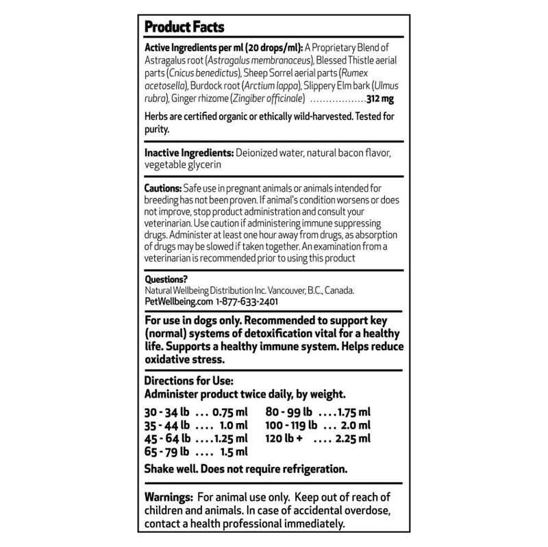 Pet Wellbeing - Life Gold For Large Canines - Natural Cancer Support For Dogs - 4 Ounce (118 Milliliter) - PawsPlanet Australia