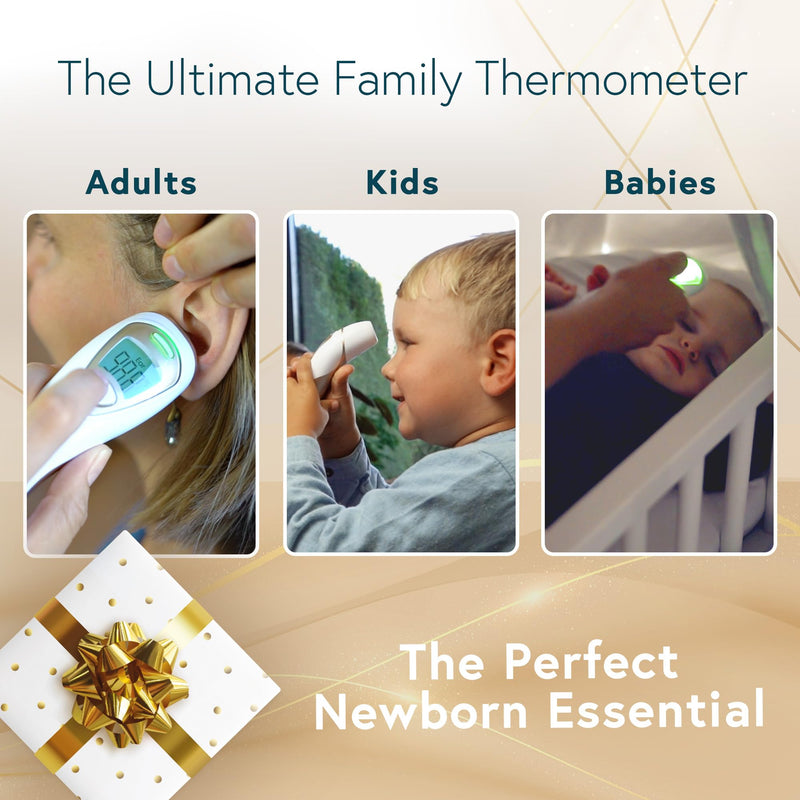 iProvèn Pro Series | Non-Touch Forehead Thermometer with Ear Function | FSA HSA Eligible | Superior Accuracy for Adults, Kids, Babies | Premium Digital Thermometer for Adults and All Ages Standard