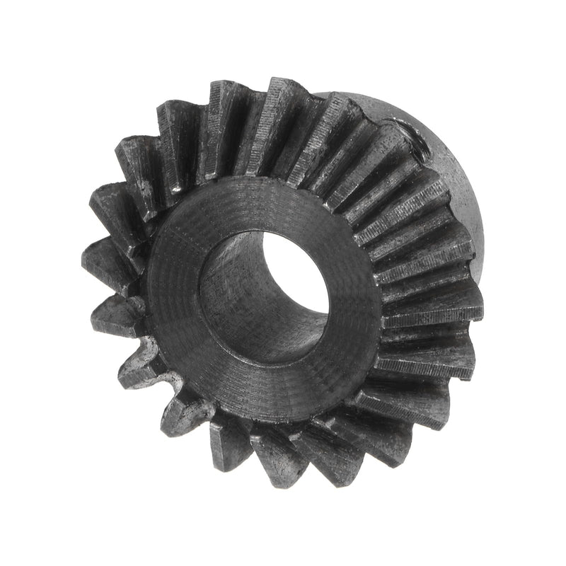 HARFINGTON 2pcs Bevel Gear 1M 20 Teeth 8mm Shaft Hole 1:1 Tapered Bevel Pinion Gear 45# Steel 1.5 Module 90 Degree Steering Gear, for Hardware Mechanical Rotation