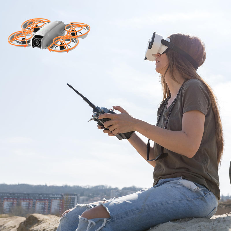 Propeller Guard for Dji Neo, Premium Full Coverage Shield for DJI Neo Drone, Waterproof and Impact Resistant to Protect The Normal Flight of The Drone(Orange) Orange