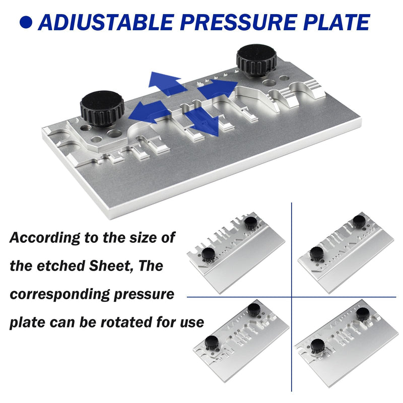 Photo Etched Parts Bender Metal Etching Sheet Bender Bench Vise Scale Military Model Hobby Craft Building Tool for Model Tools Hobby Accessories DIY Tool(4553)