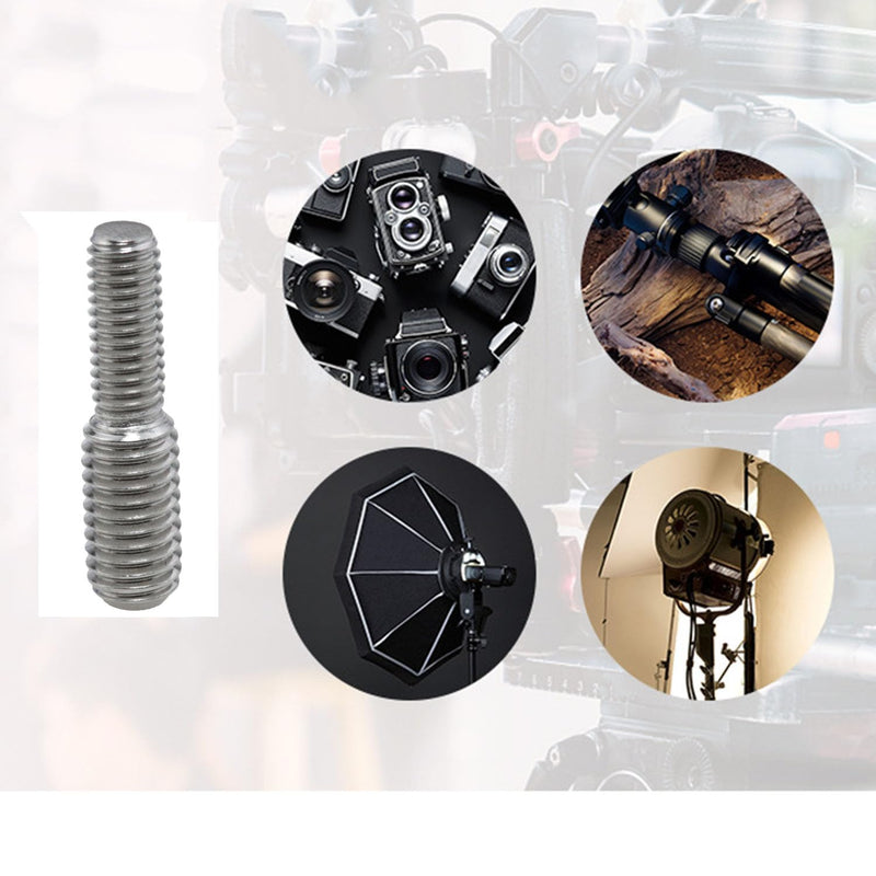 304 Stainless Steel Double Ended Screws Conversion Bolt Step Bolt Reducing Screw M6 to M8 Conversion Screw Thread Reducer Adapter 12PCS