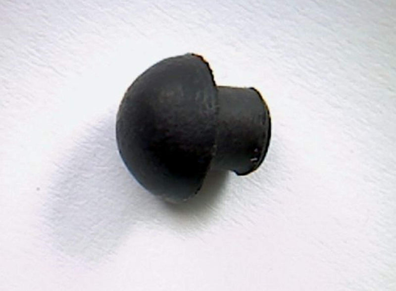 Small Rubber Push-in Mushroom Bumper Fits 3/16" Opening - 11/32" Diameter (8)