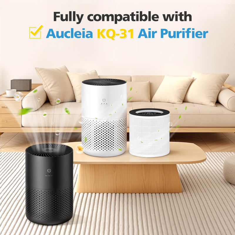 KQ-31 Filter for Aucleia KQ-31, KQ-31A Air Purifier, 2-Pack
