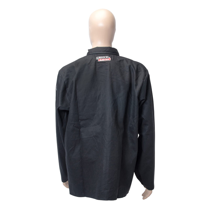 Lincoln Electric Black Flame-Resistant Cloth Welding Jacket X-Large