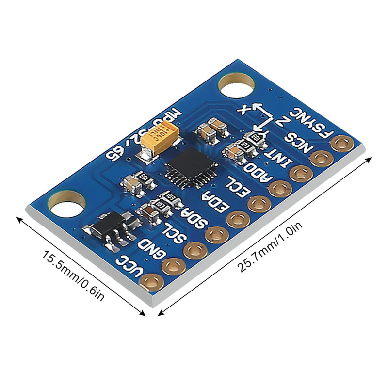 MPU9250 GY-9250 9-Axis 9 DOF 16 Bit Gyroscope Acceleration Magnetic Sensor 9-Axis Attitude +Gyro+Accelerator+Magnetometer Sensor Module IIC/SPI MPU9250/6500