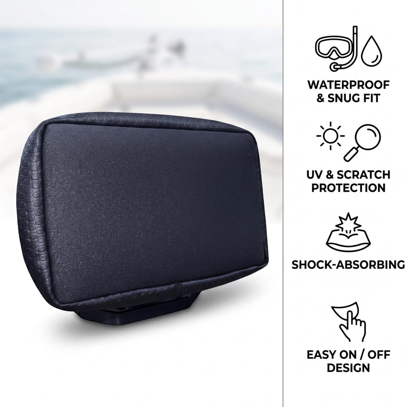 Helix 5 Cover, Compatible with Humminbird Helix 5, Sun Protection, Shock Absorption, Scratch Resistance Fish Finder Cover, Made of Neoprene Protects Your Screen from Sun and Adverse Weather Damage