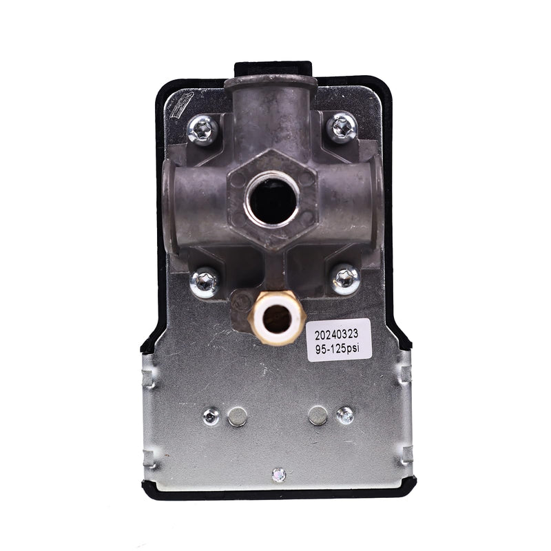 4port 95/125psi Pressure Switch 321020000F for Condor MDR 21-EA/11 | W/Unloader & ON-OFF Lever