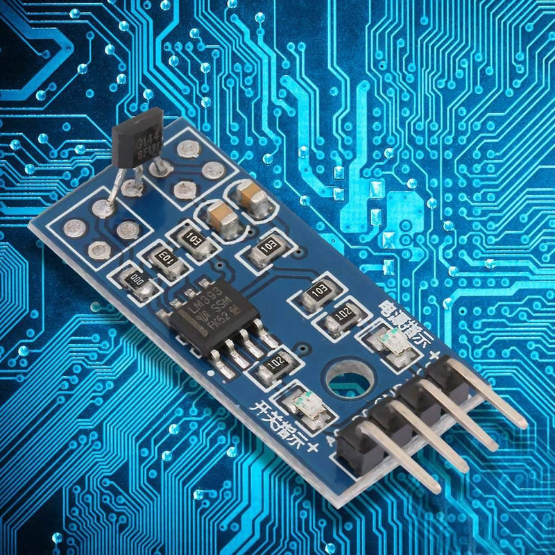 5PCS 3144E Hall Effect Sensor Magnetic Sensor Module Counting Sensor Magnetic Detector T104