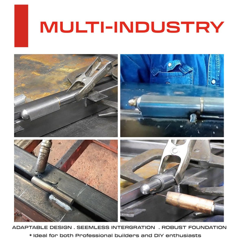 5” Inch Weldable Bullet Hinge – Heavy Duty Barrel Hinges – Weld On Gate Hinges – Weldable Door Hinges – Weld BBQ Smoker Hinge – 5.01" Inch x .774" Inch – Heavy Duty Steel TearDrop Body Pin Grease Zerk 2 Pack Raw Polished Metal