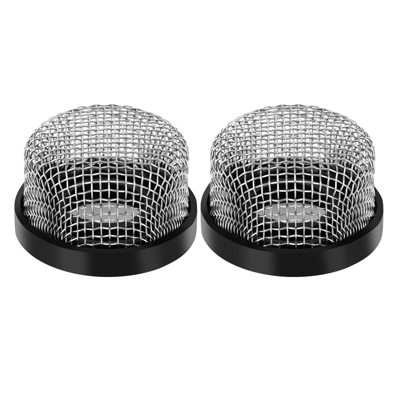 4 Pack Stainless Steel Mesh Strainer, 3/4"-14 Aerator Screen, Compatible with Livewell Pump, Industrial Plumbing Inline, Garden Washers, and Baitwell, Enhancing Filtering and Aeration 4