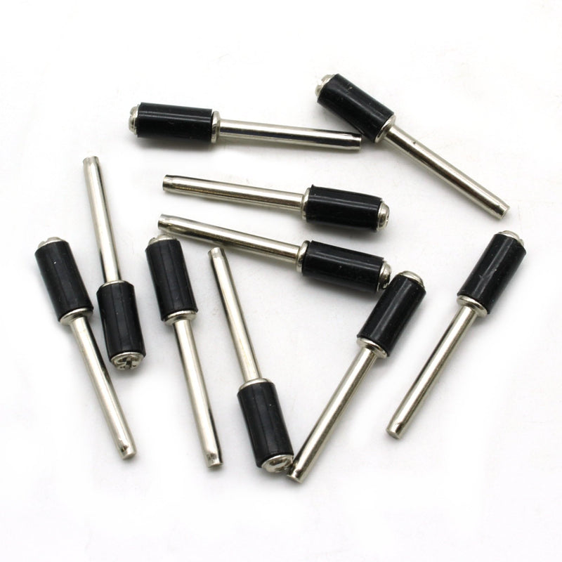 TEMO 10 pc 1/4 Inch Rubber Mandrel Sand Drum Holder 1/8 Inch Shank for Dremel Rotary Tools 1/4"Mandrel