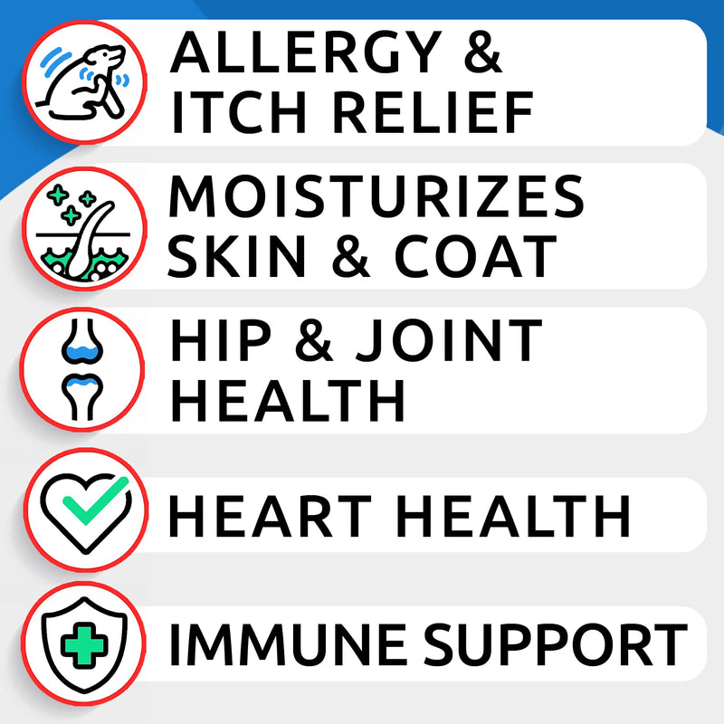 No Poo Chews + Omega 3 Fish Oil Treats Bundle - Stop Dog Poo Eating - Dog Shedding, Skin Allergy, Itch Relief - Digestive Enzymes & Breath Aid Support - Made in USA