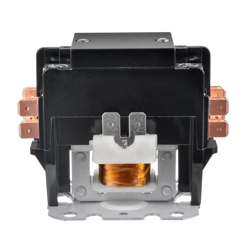 BOJACK 2 Poles FLA 30 Amp Coil 24 VAC Air Conditioner Condenser Compressor Contactor Motor Definite Purpose AC Contactor 2P 30A 24V