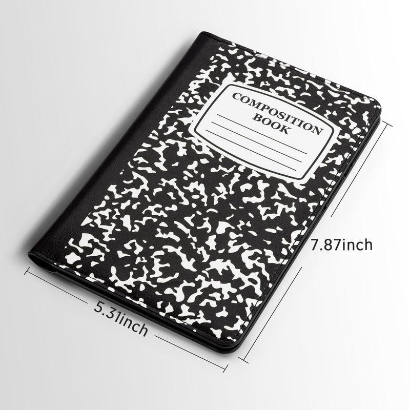 CoBak Server Book – Compact Organizer with Clear and Money Pockets, Pen Holder, Fits Apron Perfectly, Leather Waitress Book